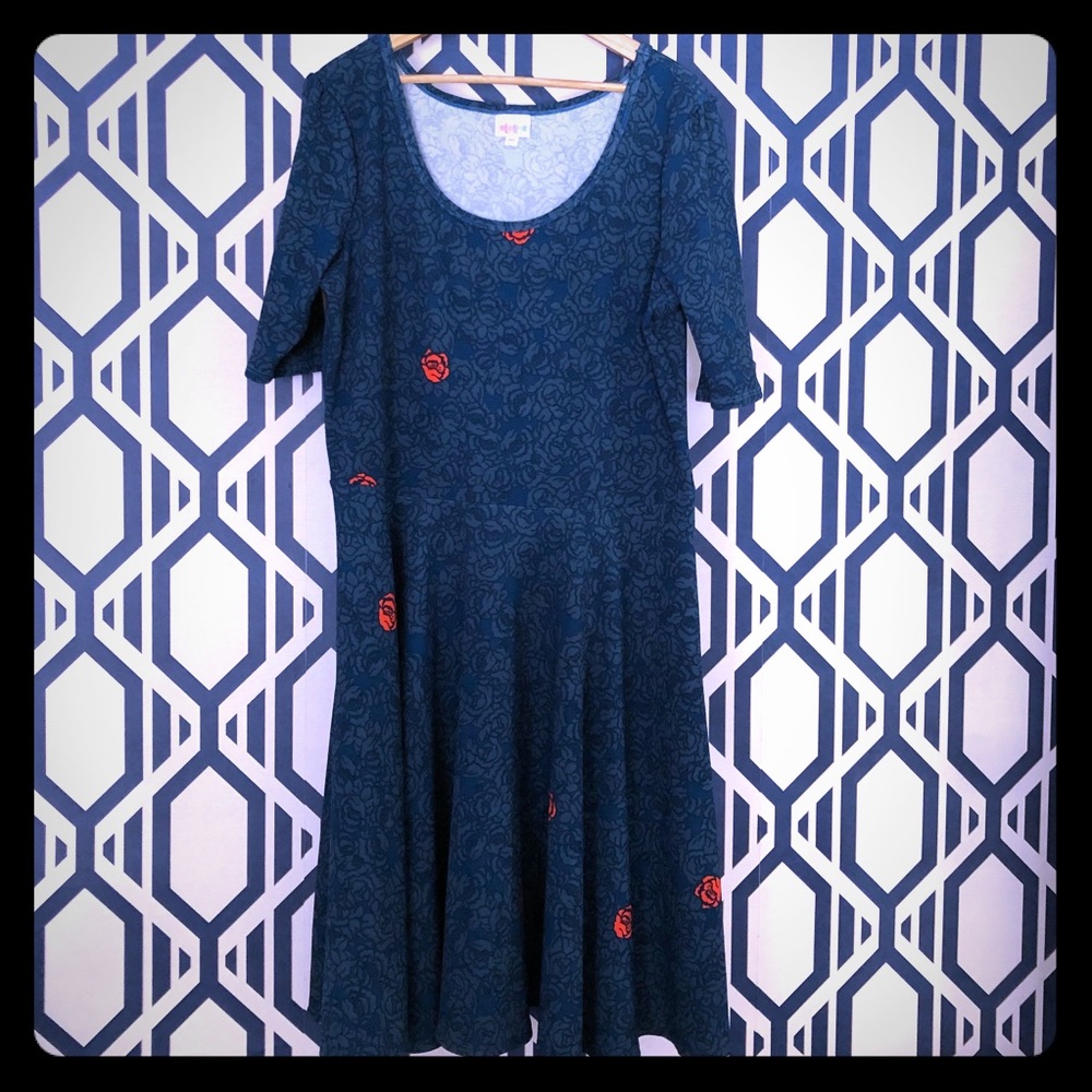Lularoe 3/4 sleeve dresss 3x
